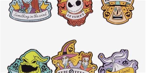 The Nightmare Before Christmas Tattoo Quote Blind Box Pin Set At Hot Topic Disney Pins Blog