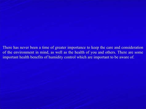 PPT - Benefits Of Humidity Control PowerPoint Presentation, free