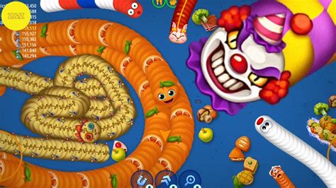 wormszoneio giant slither snake hunt epic worms zone  gameplay