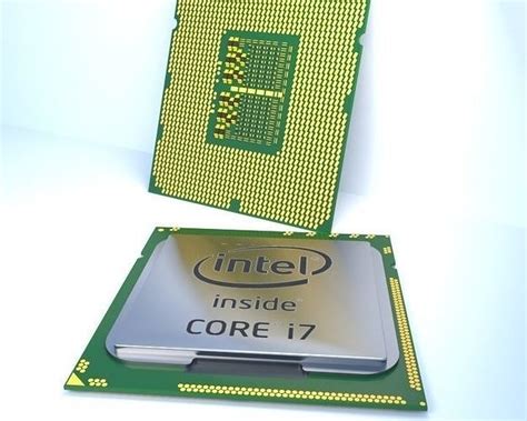 Inside Of An Intel I7 Processor