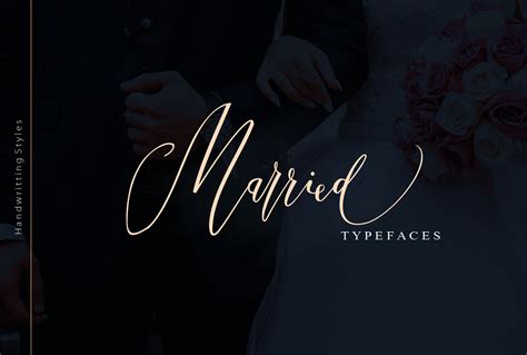 Married Font By Joelmaker · Creative Fabrica