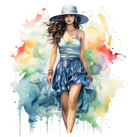 Premium AI Image Beautiful Beach Babe Full Body