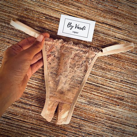 Sexy Crotchless Panties Lingerie With Access Crotchless Nude Open Panties Sheer Nude Panties