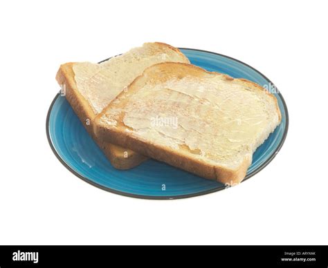 Butter On Toast Stock Photo - Alamy