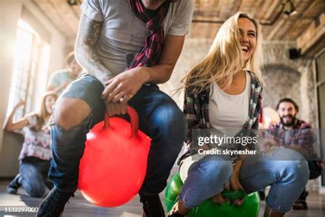 Space Hopper Race Photos And Premium High Res Pictures Getty Images