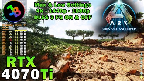 Ark Survival Ascended Rtx 4070 Ti Ryzen 7 5800x3d 4k 1440p