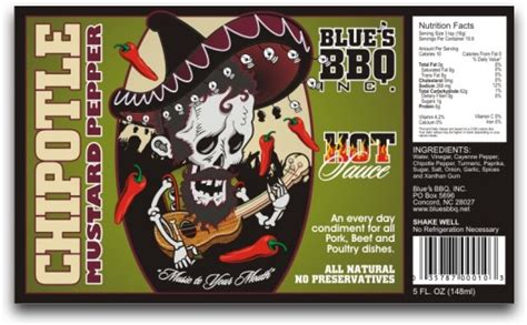 Hot Sauce Review Blues BBQ Chipotle Mustard Pepper Sauce HotSauceDaily