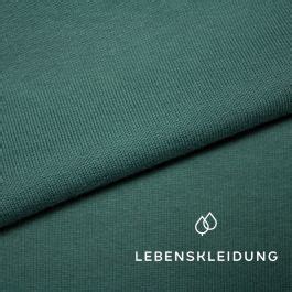 Lebenskleidung Organic Sweater Knit Fabric Brushed Powdered Green