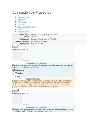 Formulaci N Y Evaluaci N De Proyectos Act Plan De Negocio Para La