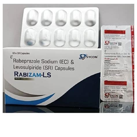 Rabizam Rabeprazole Sodium Ec Levosulpiride Sr Capsule At Rs Box