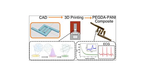 Three Dimensional Printed Polyethylene Glycol Diacrylate Polyaniline