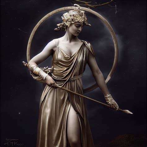 Goddess Artemis Goddess Diana Goddess Of The Hunt Midjourney