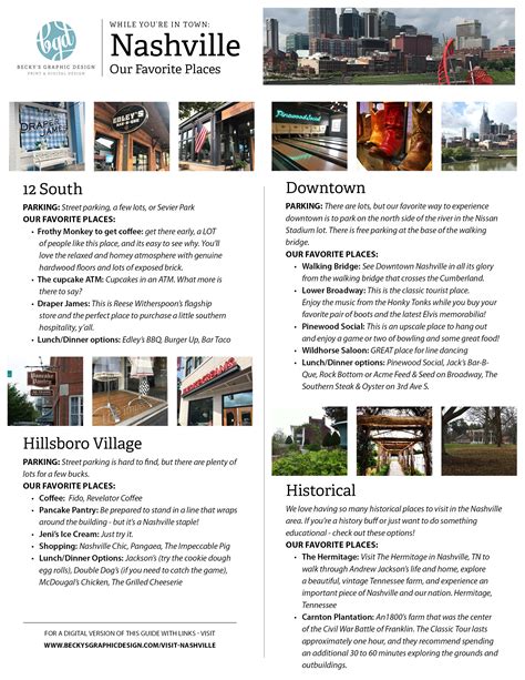 Visit Nashville | Becky's Graphic Design®