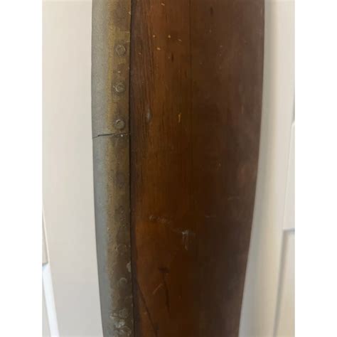 1940s Wood Sensenich Airplane Propeller Marked With Model And Serial