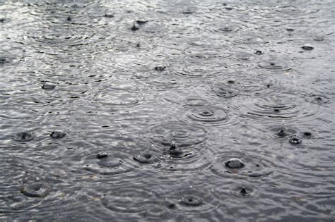 Raindrops on a water surface - Stock Image - E272/0120 - Science Photo ...