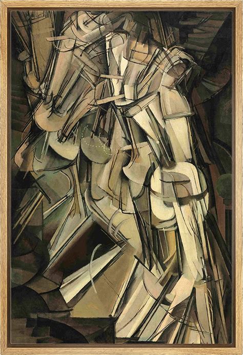 Asdg S Nude Descending A Staircase No By Marcel Duchamp Canvas Print Wall Art Famous