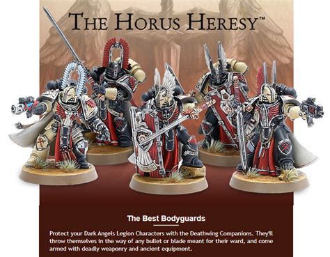 New Bodyguards Dark Angels Legion Deathwing Companions Faeit 212