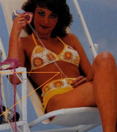 6 Vintage Granny Square Summer Crochet Patterns Bikini Top Etsy
