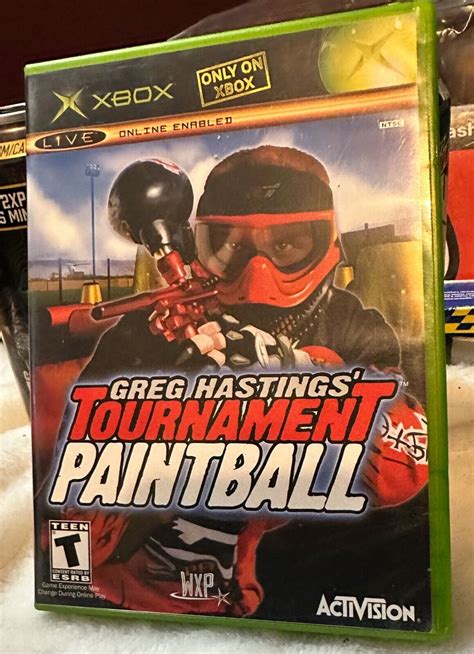 Xbox Greg Hastings Tournament Paintball Box Only Ebay