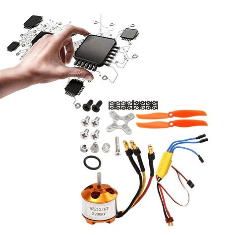 Motor Kv A Esc H Lice Kit De Motor El Ctrico Con