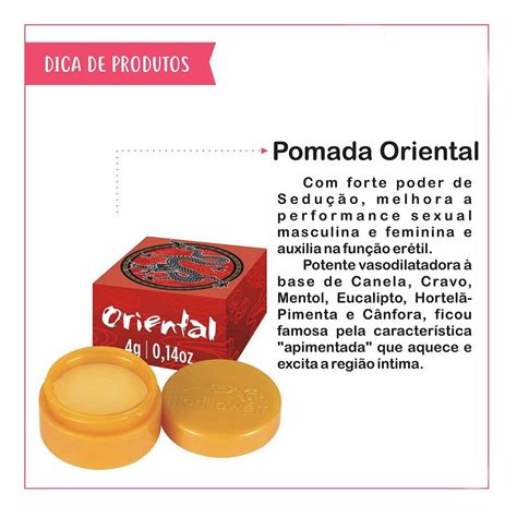 Pomada Oriental Hot Flowers Comprar Em S W