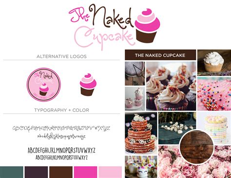 The Naked Cupcake Graphic Design By Jamie