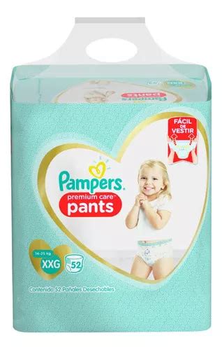 Pañales Desechables Pampers Premium Care Pants Xxg 52 Uds