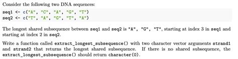 Solved Consider the following two DNA sequences: seq1