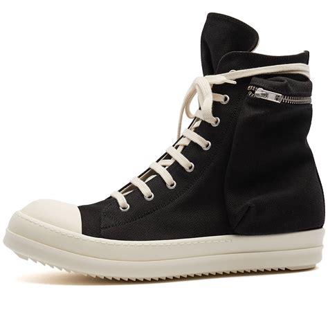 Rick Owens Drkshdw Cargo Sneakers Black Milk End Us