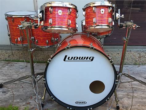 Rare Ludwig Classic Maple Mod Orange Reverb