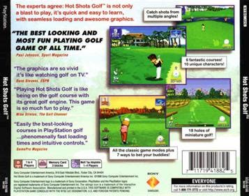 Hot Shots Golf Images LaunchBox Games Database