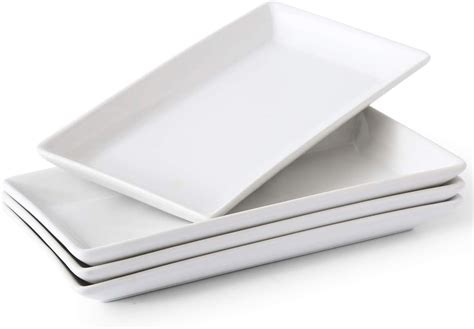 Amazon Yhosseun Porcelain Serving Platters Rectangular Trays