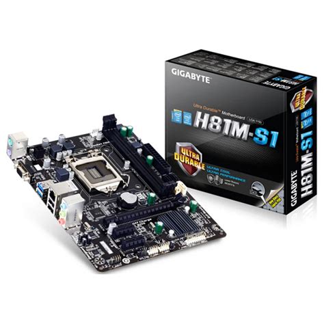 Gigabyte H81m S1 H81 Express Chipset Lga 1150 Supports Intel 4th Genera Processortion Core I7 I5