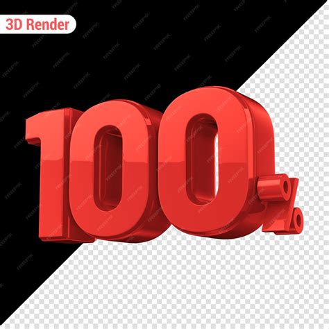 premium psd  number  red render