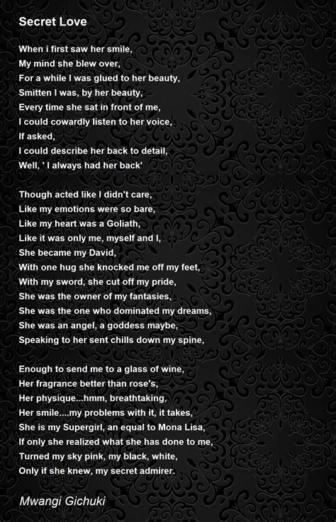 Secret Lovers Poems