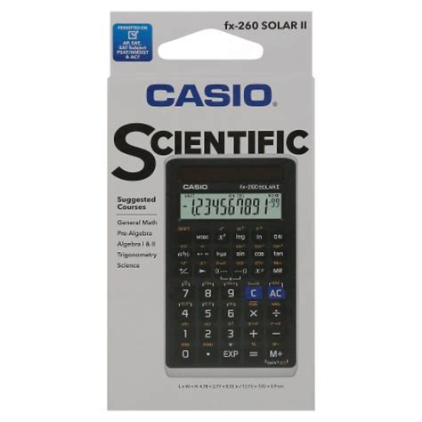 Casio FX-260 Solar II Scientific Calculator, 1 ct - Kroger