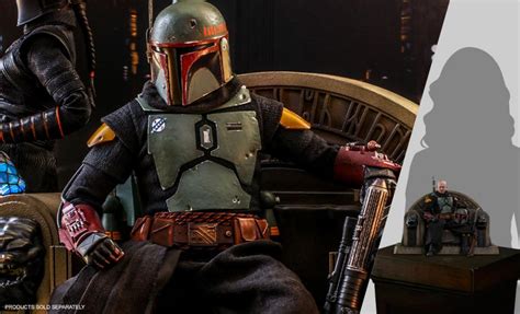 Boba Fett Repaint Armor And Throne Star Wars Mandalorian Sixth Scale Figure By Hot Toys Legacy