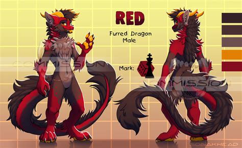 Furred Dragon Reference By Sobakhead On Deviantart