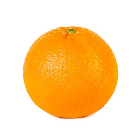 Premium Photo Single Orange Fruit Isolated On White Healthy Food