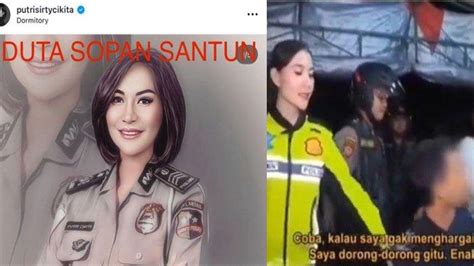 Profil Dan Biodata Putri Cikita Polwan Viral Yang Marahi Warga Lagi