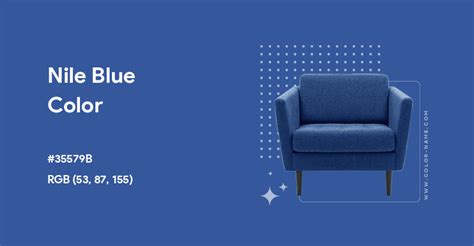 Nile Blue color hex code is #35579B