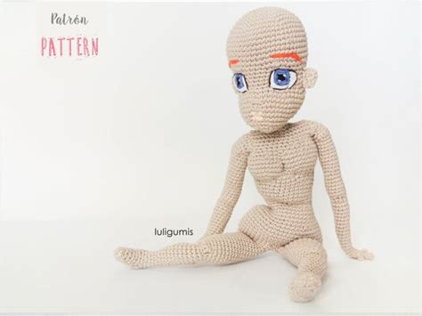 Crochet Pattern Doll Amigurumi Pattern Crochet Doll Pattern Etsy