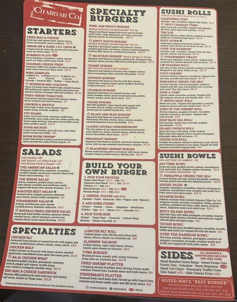 CHARBAR - Food Delivery Hilton Head SC