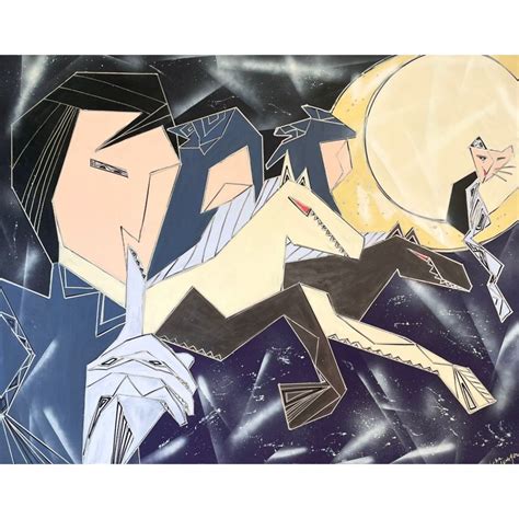 Купить картину Полет Воланда в Москве от художника Лангер Лена