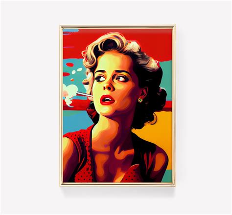 Pop Art Beauty Woman Art Decor Antique Print Vintage Wall Art