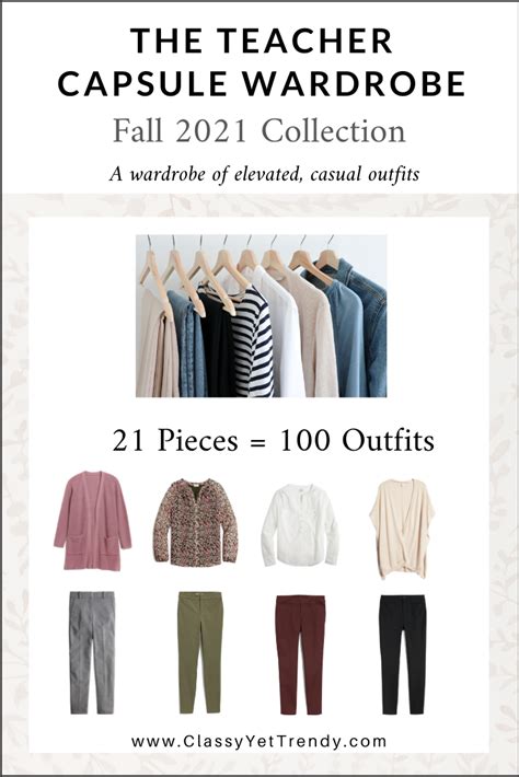 The Teacher Capsule Wardrobe Fall 2021 Collection