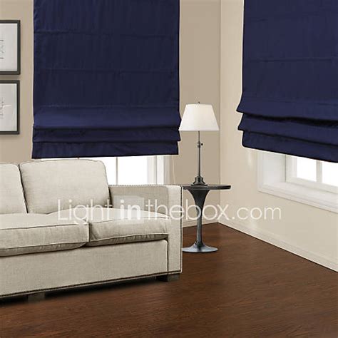 Traditional Dark Blue Blackout Roman Shade 834596 2016 6799