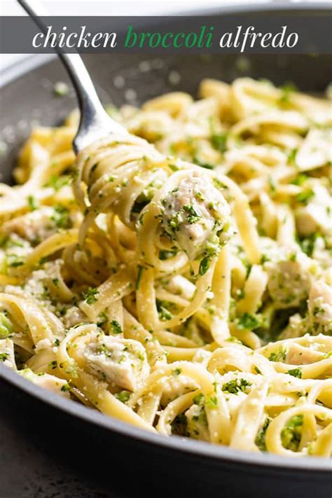 Chicken Broccoli Alfredo - Girl Gone Gourmet