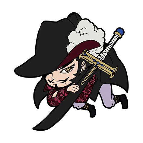 One Piece Hanging Dracule Mihawk Yoru Sword Vinyl Car Sticker