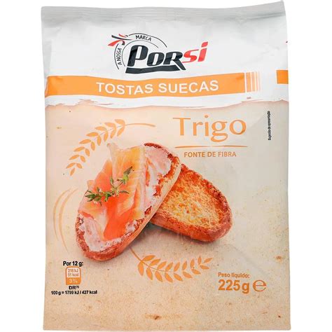 Tostas Suecas De Trigo Porsi Nutrip Dia